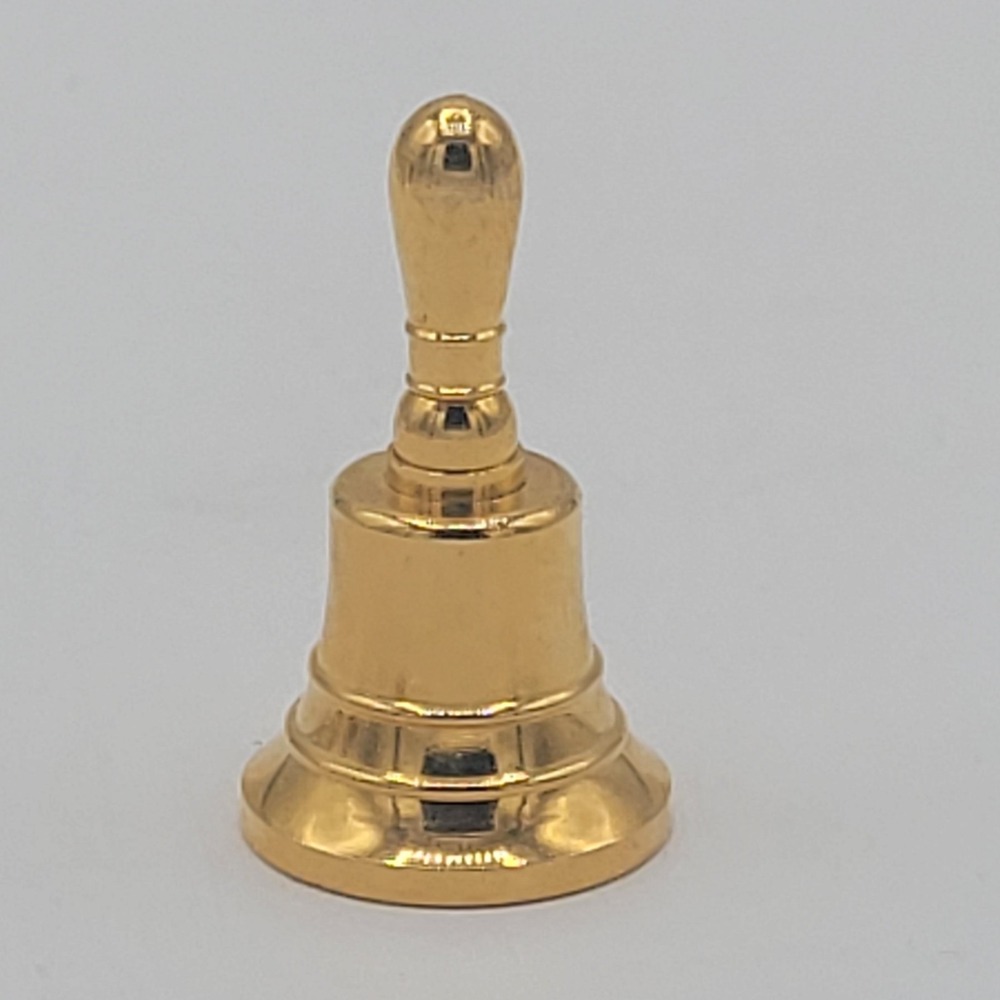 8 Brass Miniatures Mirror Tea Pot Kettle Light Phone Bell Fire Poker Doll House - Picture 7 of 15